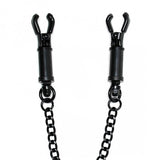 Black Metal Nipple Clamps with Chain