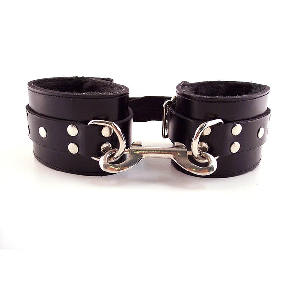 Black Fur Wrist Cuffs