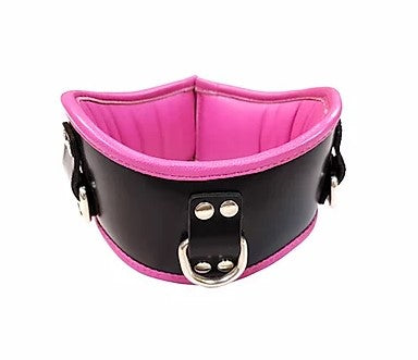 Black & Pink Padded Posture Collar