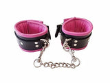 Padded Pink Trim Wrist Cuffs