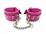 Padded Pink Wrist Cuffs