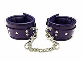 Padded Purple Wrist Cuffs