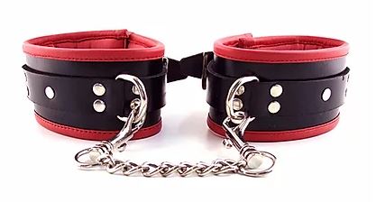 Padded Red Trim Wrist Cuffs