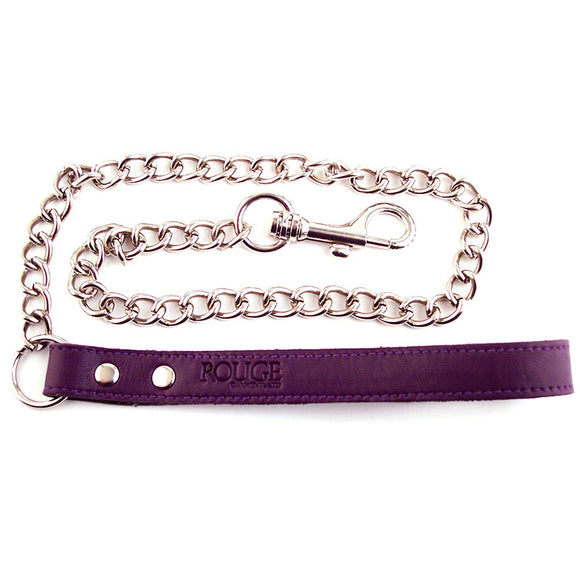 Purple Leather Lead