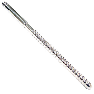 Stainless Steel 7" Ribbed Urethral Probe