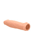 Realrock Penis Sleeve Realistic 7" Extension Cock Sheath Skin Tone Add Length Girth