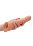 Realrock Penis Sleeve Realistic 8" Extension Cock Sheath Skin Tone Length Girth