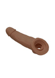 RealRock Penis Sleeve Realistic 9" Extension Tan Skin Cock Sheath Length Girth