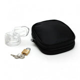 CB-X CB-6000 Male Chastity Set Transparent Cock Cage Lock Clear Device Penis Bondage Kit