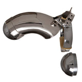 Rimba Houdini Deluxe Male Chastity Device Metal Chrome Cock Cage Lock Penis Bondage Fetish