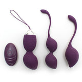 Rimba Rimini Vibrating Remote Control Kegel Ball Set Exerciser Pelvic Floor Training Kit