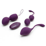 Rimba Rimini Vibrating Remote Control Kegel Ball Set Exerciser Pelvic Floor Training Kit
