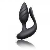 Rocks Off Cocktail Couples Anal Vibrator Black Remote Control Butt Plug Sex Toy