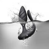 Rocks Off Cocktail Couples Anal Vibrator Black Remote Control Butt Plug Sex Toy