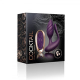 Rocks Off Cocktail Couples Anal Vibrator Purple Remote Control Butt Plug Sex Toy