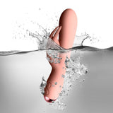Rocks Off Flutter Rabbit Pink Velvet Silicone Rampant Bunny Vibrator USB Sex Toy