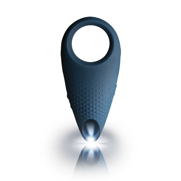 Rocks Off Empower Men-X Cock Ring Blue Vibrating Penis Erection USB Fun Sex Toy
