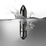 Rocks Off Midnight Metal Black Knight 80mm Mini 7 Speed Bullet Vibrator Sex Toy