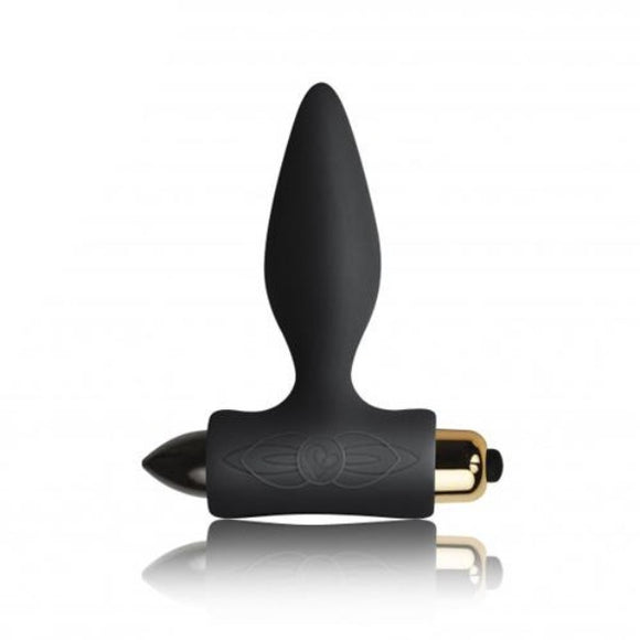 Rocks Off Petite Sensations Black Butt Plug Anal Bullet Vibrator Sex Toy