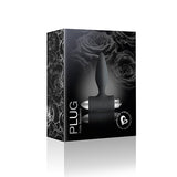 Rocks Off Petite Sensations Black Butt Plug Anal Bullet Vibrator Sex Toy