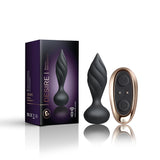 Rocks Off Petite Sensations Desire Butt Plug Black Remote Control USB Anal Sex Toy