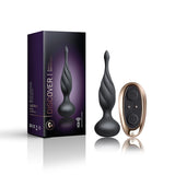 Rocks Off Petite Sensations Discover Butt Plug Black Remote Control Anal Sex Toy