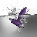 Rocks Off Petite Sensations Purple Butt Plug Anal Vibrator Bullet Sex Toy
