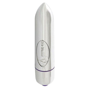 Rocks Off RO-80mm Chrome Bullet Vibe Mini Silver Single Speed Vibrator Silent Sex Toy
