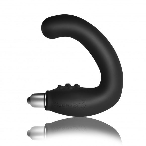 Rocks Off Rude Boy Black Prostate Massager Men-X 7 Speed Anal Vibrator Fun Sex Toy