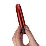 Rocks Off Truly Yours Ruby Caress Vibrator Mini Red 10 Speed Bullet Vibe Love Toy