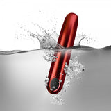 Rocks Off Truly Yours Ruby Caress Vibrator Mini Red 10 Speed Bullet Vibe Love Toy
