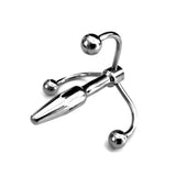 Rouge Crown Penis Plug Urethral Pin Stainless Steel Triple Hook CBT