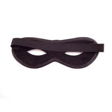 Rouge Open Eye Mask Sexy Black Leather Elastic Strap Role Play Fetish Fun Bondage