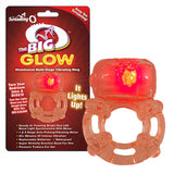 Screaming O The Big Glow in the Dark Cock Ring Red LED Vibrating Penis Erection Band