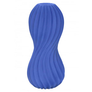 Apollo Dual Stroker Reversible Soft Blue Masturbator Sleeve Discreet Wank Toy