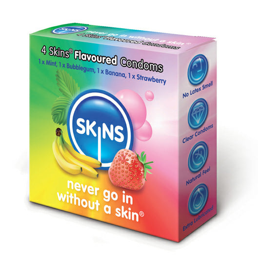 Skins Flavoured Condoms 4pk