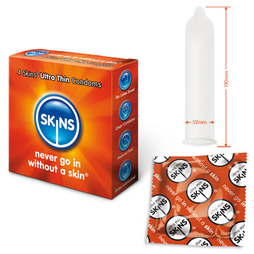 Skins Condoms Ultra Thin 4pk