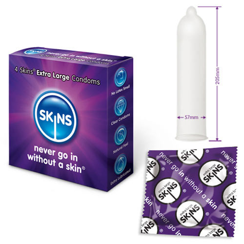 Skins Condoms Extra Large 4pk