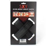 SXY Deluxe Cross Over Wrap Wrist Cuffs Bondage Play D-Ring Secure Restraints