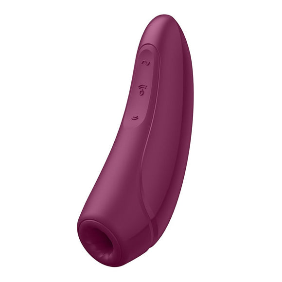 Satisfyer Curvy 1+ Smart App Remote Control Rose Red Air Pulse Stimulator Clitoral Vibrator Sex Toy