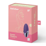 Satisfyer Purple Pleasure Lay-On Vibrator Clitoral Stimulation Massage Female Sex Toy