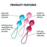 Satisfyer V Love Balls 3 Weight Kegel Training Set Orgasm Pelvic Floor Exercise