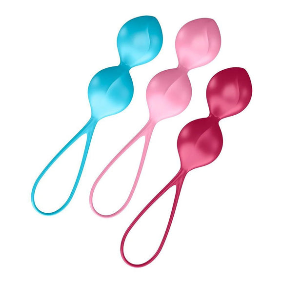 Satisfyer V Love Balls 3 Weight Kegel Training Set Orgasm Pelvic Floor Exercise