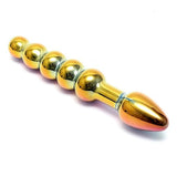 Rimba Sensual Glass Laila Anal Probe Multi Colour Dildo Plug Sex Toy