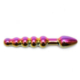Rimba Sensual Glass Laila Anal Probe Multi Colour Dildo Plug Sex Toy