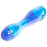 Seven Creations EX Penis Anal Probe Clear Blue Jelly Double Ended Tapered Dildo Wand Sex Toy