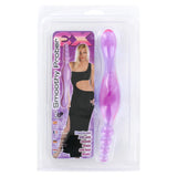 Seven Creations EX Smoothy Prober Translucent Purple Jelly Anal Beads P Spot Massager Dildo Sex Toy