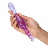 Seven Creations EX Smoothy Prober Translucent Purple Jelly Anal Beads P Spot Massager Dildo Sex Toy