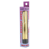Seven Creations Lady Finger Gold Mini Vibrator Classic Multi Speed Twist Discreet Massager Love Toy