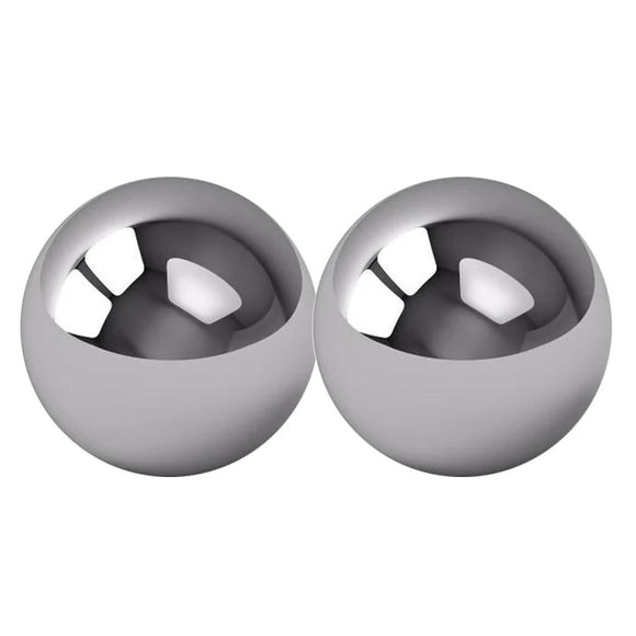 Sex & Mischief 100% Stainless Steel Balls Silver Metal Weight Kegel Training Set